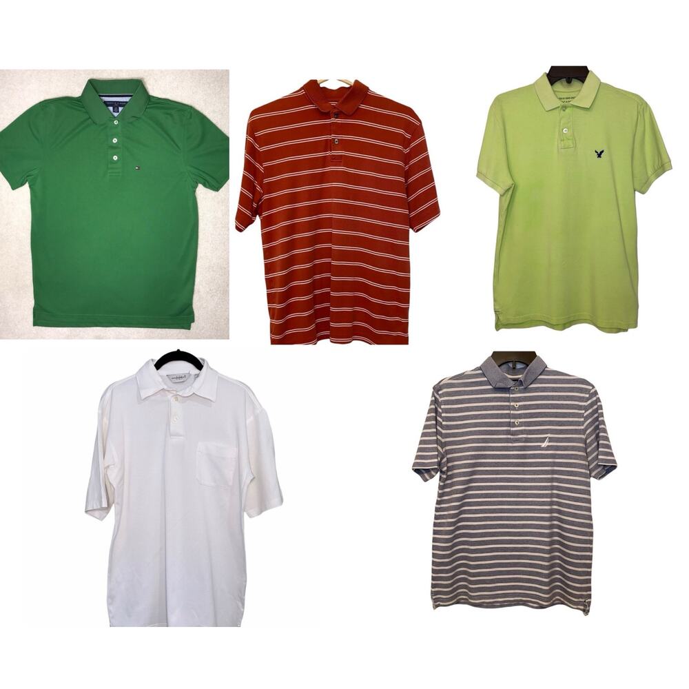 5 Various Brands S Men's Polo Bundle